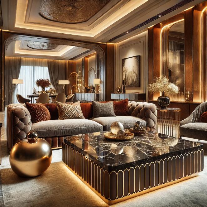 A view of the high peaks of the Andes mountains